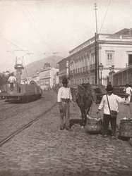 Una escena de la calle Botafogo, Río, 1914