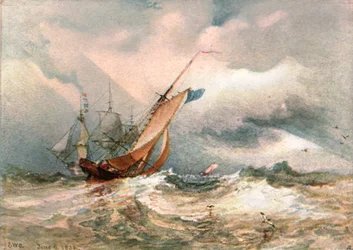 Un día ventoso, 1822, c1900
