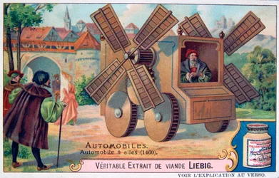 Un coche con cuchillas, 1460, c. 1900