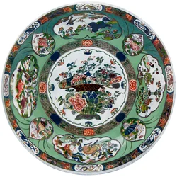 Un plato de porcelana china del período Kang-he, siglo XVII 1903