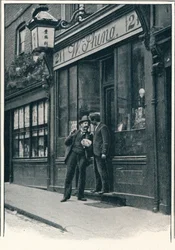 Una tienda china, Limehouse, Londres, c1900 1901