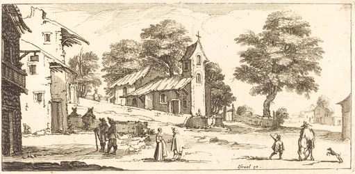 Una iglesia, en o después de 1635