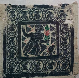 Un textil copto de Egipto, siglo III