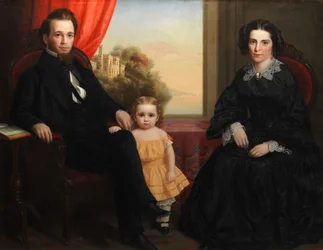 Un grupo familiar, ca. 1850