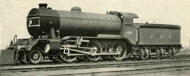 Un tipo de tráfico mixto fino, Gran Ferrocarril del Norte, c1930