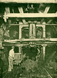 Un escudo de Greathead: Excavando un túnel de metro