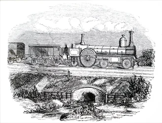 Una locomotora de pasajeros LNWR No 223