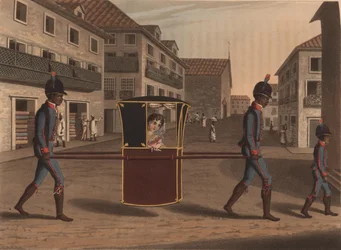 Una dama de visita, 1816