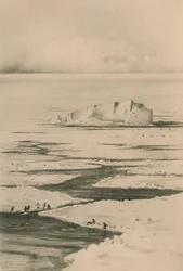 A la cabeza del grupo, hacia 1910-1913, 1913