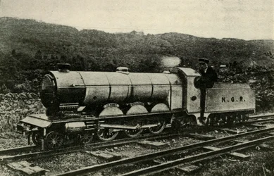 Una locomotora del Ferrocarril Ravenglass y Eskdale