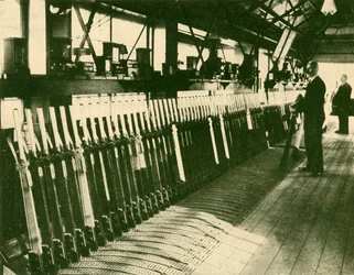 Una caja manual en la línea principal del Great Western, Reading, 1930
