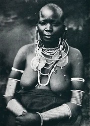 Una matrona masái, 1912