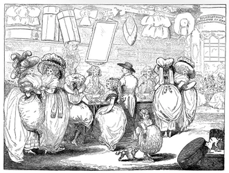 Tienda de sombrereros, 1787