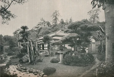 Un jardín privado en Yokohama