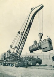 Grúa de viaje ferroviario, 1922