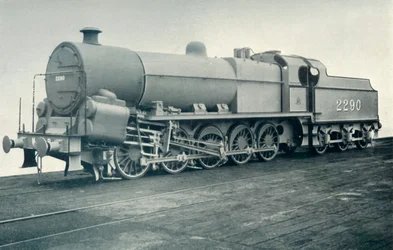 Una locomotora notable en el Midland, 1922