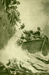 Un rescate en el mar, c1930