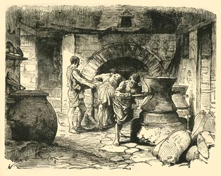 Una panadería romana
