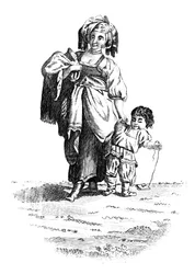 Una mujer rusa, siglo XIX