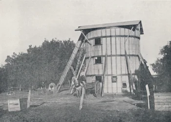 Un silo, cerca de Mildura, Victoria