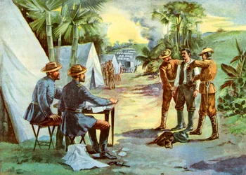 Un espía español en el campamento, Guerra Hispanoamericana, 1898