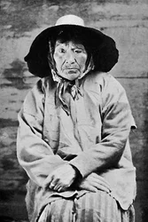 Una mujer Tlingit de Alaska, 1912