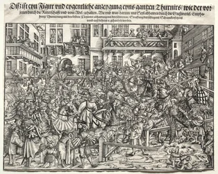 Un torneo, 1500s