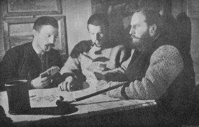 Una fiesta de whist en el salón. 15 de febrero de 1895, 1897