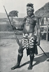 Un jefe zulú, 1902