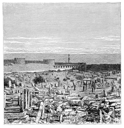 Un puente sobre el río Tigris, Diyarbakir, Turquía, 1895