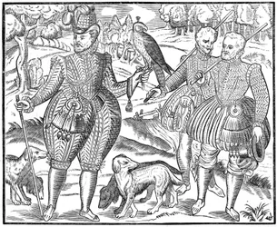 Un halconero, 1611
