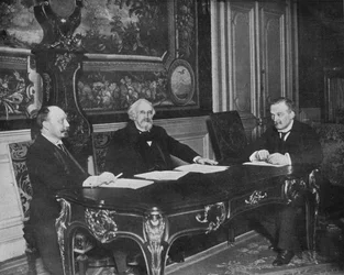 Una conferencia financiera de los Aliados, París, 1915
