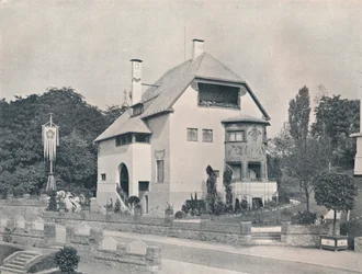 Una casa diseñada por Hans Christiansen, c. 1901 1901-1902
