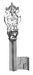 Una llave, siglo XIII, 1870