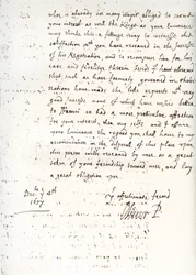 Una carta de Oliver Cromwell al Cardenal Mazarino, 4 de diciembre de 1657, 1899