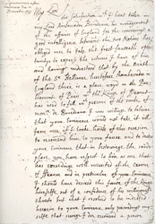 Una carta de Oliver Cromwell al Cardenal Mazarino, 4 de diciembre de 1657, 1899