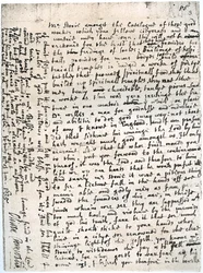 Una carta a un Sr. Storie por Oliver Cromwell, St Ives, 11 de enero, 1635-1636, 1899