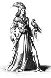 Un noble de Provenza, Francia, siglo XV, 1849