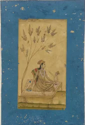 Una princesa y un niño, siglo XVIII