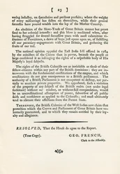 Una protesta sobre el comercio de esclavos, 1789 1965