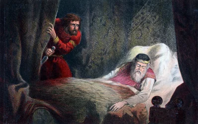 Una escena de Macbeth, siglo XVII