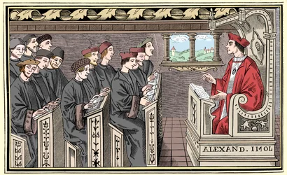 Una escuela, siglo XVI 1849
