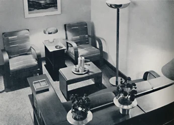 Una sección de la sala de estar, 1936