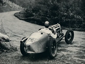 Un derrape en Shelsey Walsh, 1937