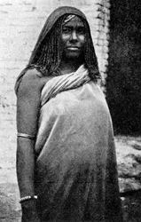 Una mujer esclava de Abisinia Etiopía