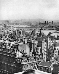 Vista hacia el sureste desde Bush House hasta Blackheath, Londres, 1926-1927