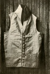 Un chaleco usado por el Conde Lemcke, c1798, 1937