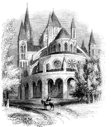 Abbaye aux Hommes, Caen, Normandía, Francia