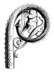 Báculo abacial, siglo XIII, 1870