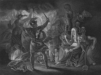 Acto IV Escena i de Macbeth, siglo XIX